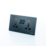 Twin Socket Scneme (Black)