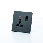 Single Socket Scneme (Black)